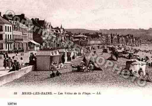 Ville de MERSLESBAINS, carte postale ancienne