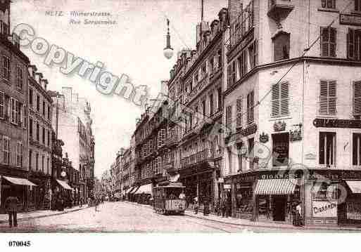 Ville de METZ, carte postale ancienne