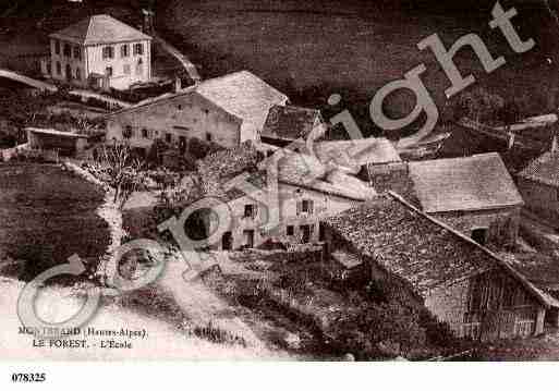 Ville de MONTBRAND, carte postale ancienne