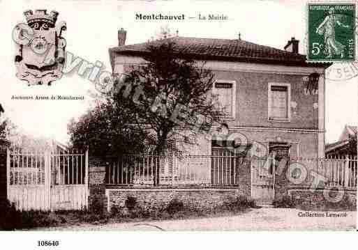 Ville de MONTCHAUVET, carte postale ancienne