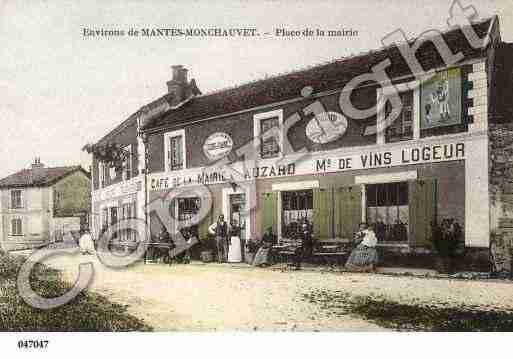 Ville de MONTCHAUVET, carte postale ancienne