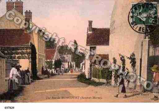 Ville de MONTCOURTFROMONVILLE, carte postale ancienne Ville de MONTCOURTFROMONVILLE, carte postale ancienne