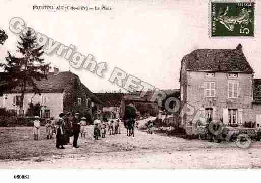 Ville de MONTOILLOT, carte postale ancienne