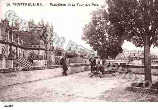 Ville de MONTPELLIER, carte postale ancienne