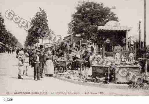 Ville de MONTREUIL, carte postale ancienne