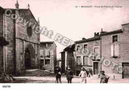 Ville de MORNANT, carte postale ancienne