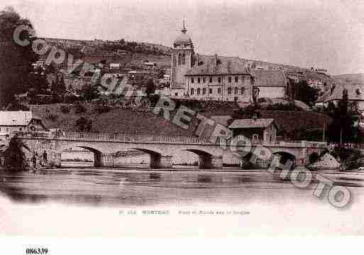 Ville de MORTEAU, carte postale ancienne