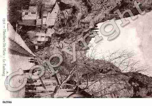 Ville de MOUSTIERSSAINTEMARIE, carte postale ancienne Ville de MOUSTIERSSAINTEMARIE, carte postale ancienne