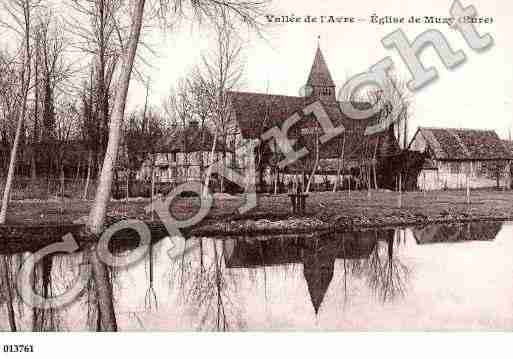 Ville de MUZY, carte postale ancienne