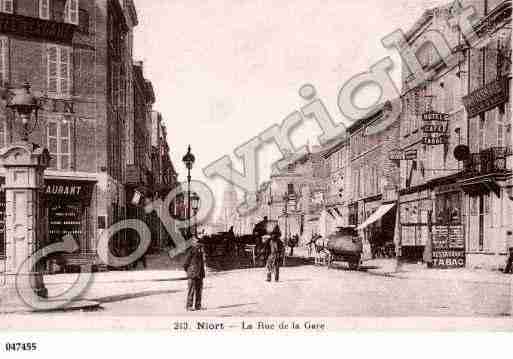 Ville de NIORT, carte postale ancienne