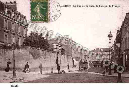 Ville de NIORT, carte postale ancienne