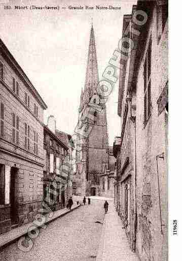 Ville de NIORT, carte postale ancienne