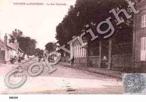 Ville de NOUVION, carte postale ancienne