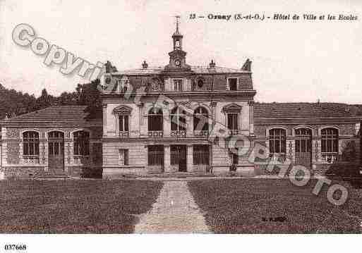 Ville de ORSAY, carte postale ancienne