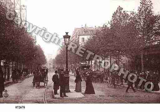 Ville de PARIS17, carte postale ancienne