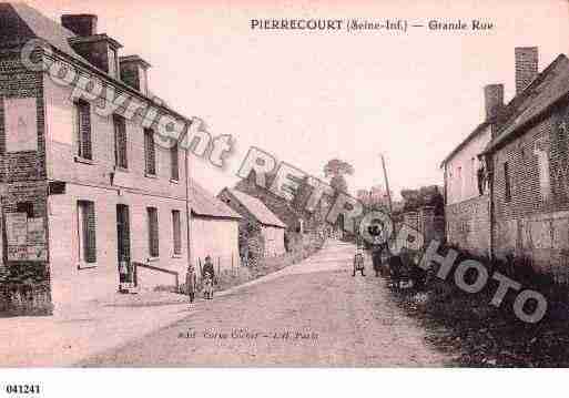Ville de PIERRECOURT, carte postale ancienne