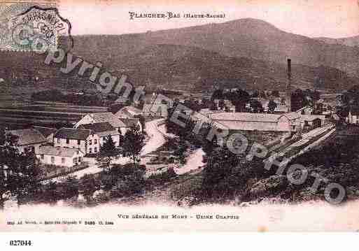 Ville de PLANCHERBAS, carte postale ancienne