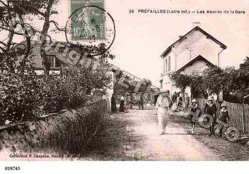 Ville de PREFAILLES, carte postale ancienne