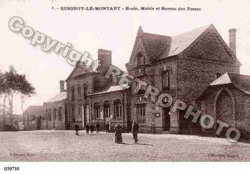 Ville de QUESNOYLEMONTANT, carte postale ancienne