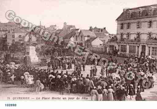 Ville de QUIBERON, carte postale ancienne