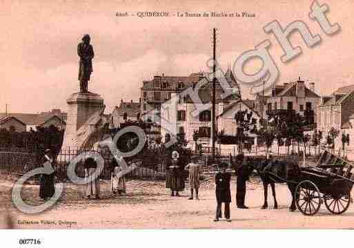 Ville de QUIBERON, carte postale ancienne