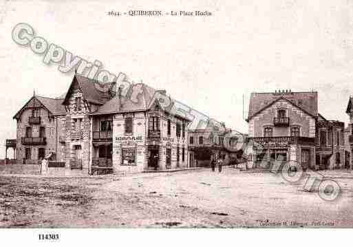 Ville de QUIBERON, carte postale ancienne