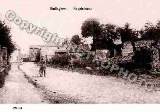 Ville de RADINGHEM, carte postale ancienne