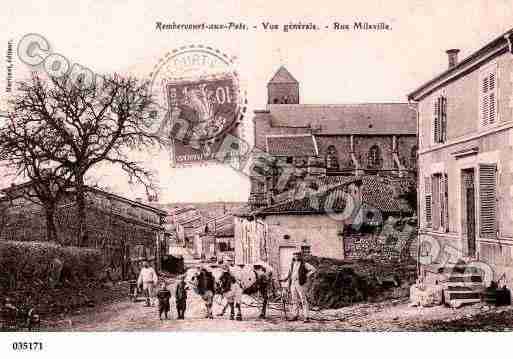 Ville de REMBERCOURTAUXPOTS, carte postale ancienne