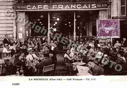 Ville de ROCHELLE(LA), carte postale ancienne