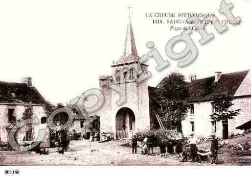 Ville de SAINTAGNANTPRESCROCQ, carte postale ancienne