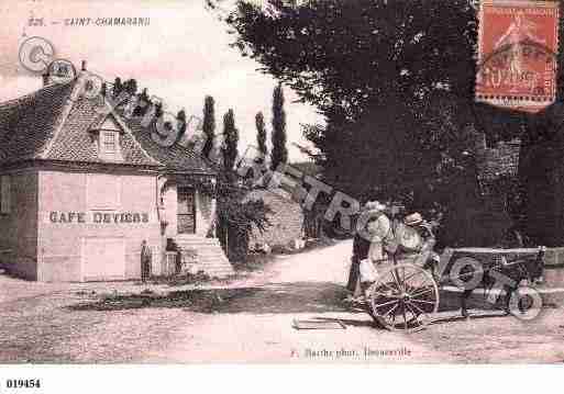 Ville de SAINTCHAMARAND, carte postale ancienne