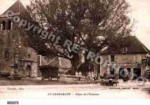 Ville de SAINTCHAMARAND, carte postale ancienne