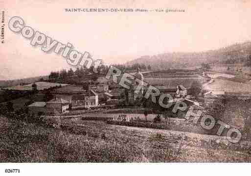 Ville de SAINTCLEMENTDEVERS, carte postale ancienne