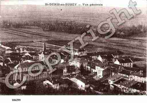 Ville de SAINTDENISENBUGEY, carte postale ancienne