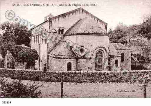 Ville de SAINTGENEROUX, carte postale ancienne