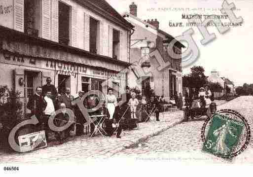 Ville de SAINTJEANLESDEUXJUMEAUX, carte postale ancienne