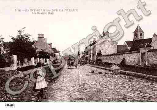 Ville de SAINTJEANLESDEUXJUMEAUX, carte postale ancienne