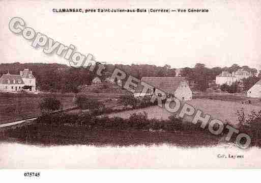 Ville de SAINTJULIENAUXBOIS, carte postale ancienne Ville de SAINTJULIENAUXBOIS, carte postale ancienne