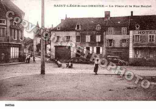 Ville de SAINTLEGERSURDHEUNE, carte postale ancienne