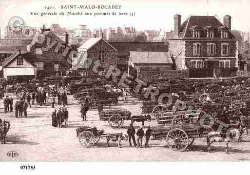 Ville de SAINTMALO, carte postale ancienne