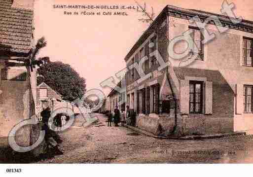 Ville de SAINTMARTINDENIGELLES, carte postale ancienne