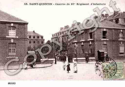 Ville de SAINTQUENTIN, carte postale ancienne