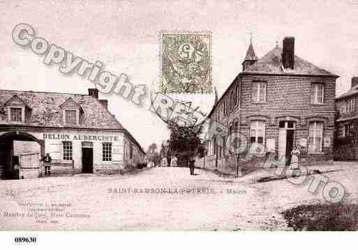 Ville de SAINTSAMSONLAPOTERIE, carte postale ancienne Ville de SAINTSAMSONLAPOTERIE, carte postale ancienne