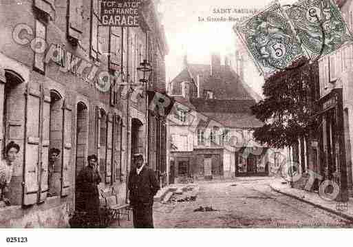 Ville de SAINTSAULGE, carte postale ancienne