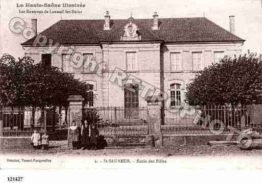 Ville de SAINTSAUVEUR, carte postale ancienne