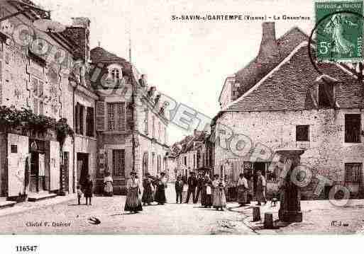 Ville de SAINTSAVIN, carte postale ancienne