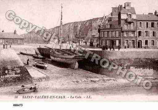 Ville de SAINTVALERYENCAUX, carte postale ancienne Ville de SAINTVALERYENCAUX, carte postale ancienne