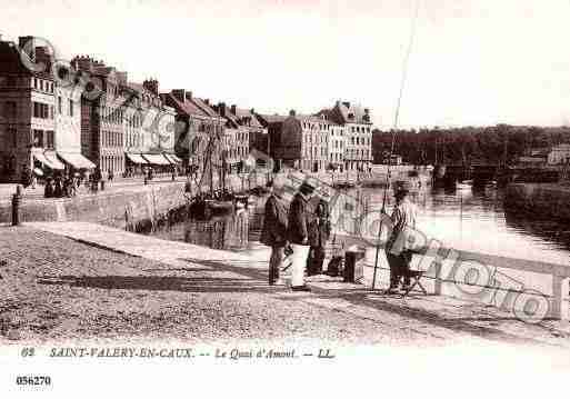 Ville de SAINTVALERYENCAUX, carte postale ancienne