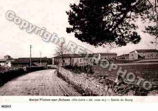 Ville de SAINTVICTORSURARLANC, carte postale ancienne