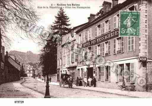 Ville de SALINSLESBAINS, carte postale ancienne